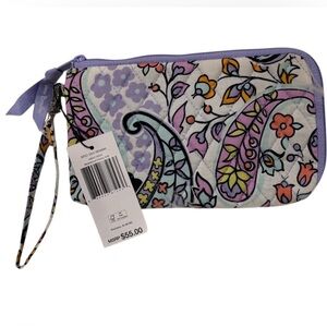 Vera Bradley RFID Slim Wristlet in Maddalena Paisley Soft
